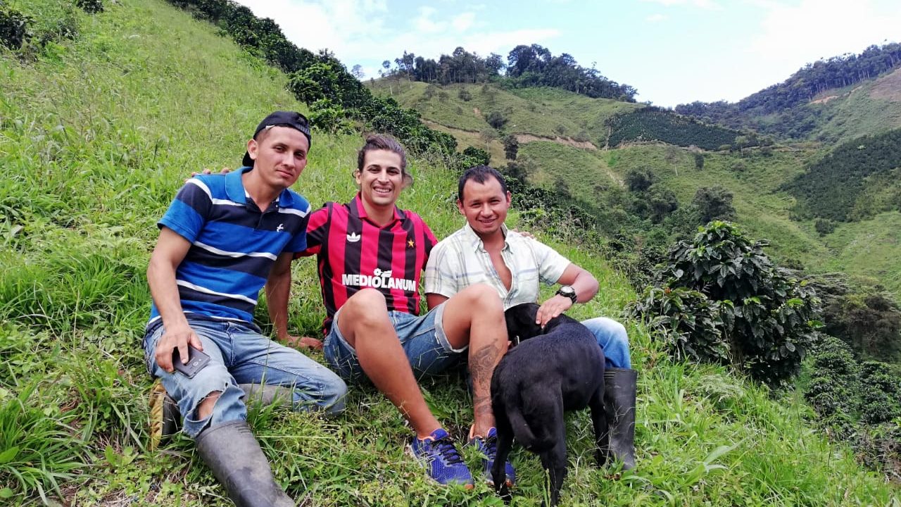 Los hermanos Contreras, productores de café colombiano de especialidad