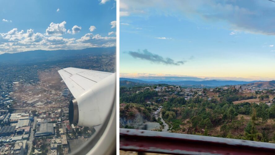 Llegada a Guatemala desde Barcelona.